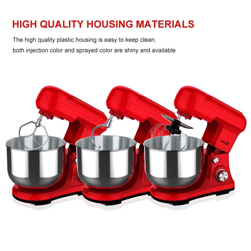 4.5L DC Motor Stainless Steel Bowl - Mute Planetary Mixer 6-speed Kitchen Food Stand Mixer (D59)(H1)