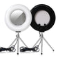 4 In 1 Dimmable LED Ring Light Table Top 5W USB Charging With Mirror Tripod Stand Cell Phone Holder For Live Studio Makeup (RS)(1U50)