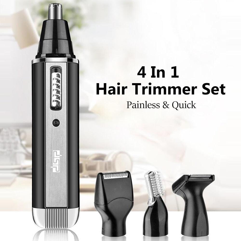 4 In 1 Electric Nose Ear Hair Trimmer USB Rechargeable Beard Eyebrow Razor Cordless Clipper (M5)(1U86)(BD6)(1U45)