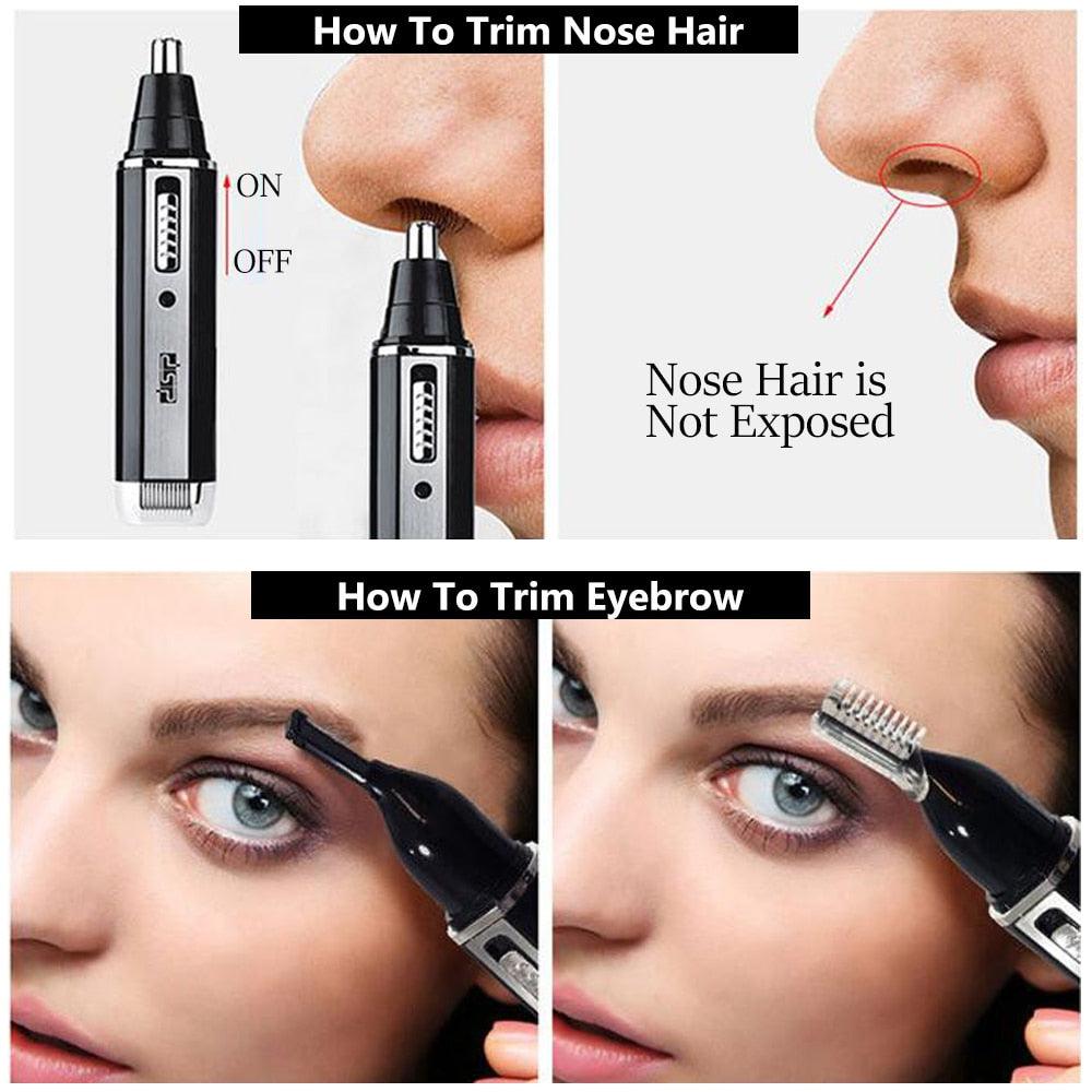 4 In 1 Electric Nose Ear Hair Trimmer USB Rechargeable Beard Eyebrow Razor Cordless Clipper (M5)(1U86)(BD6)(1U45)