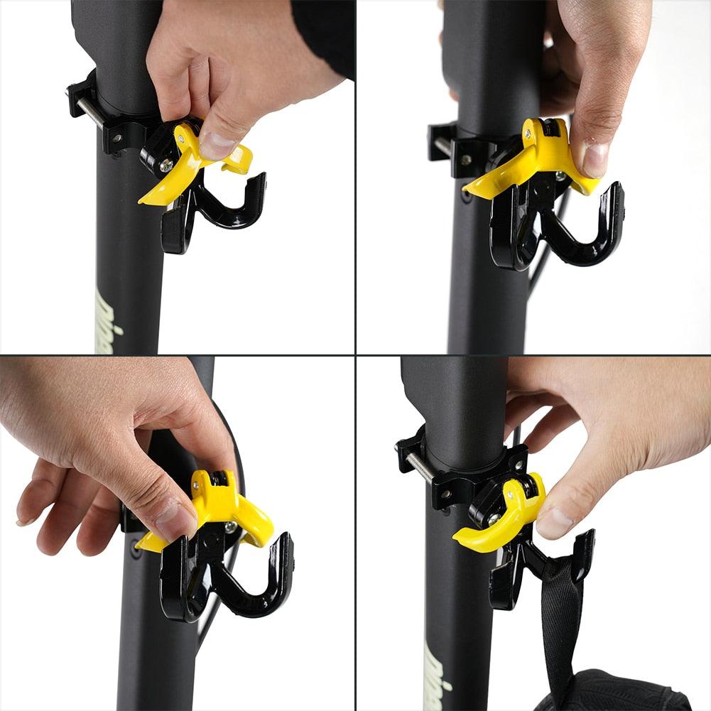 4 Types Aluminum Alloy Electric Scooter Bag Luggage Helmet Hook - Hanger with Screw (3U104)