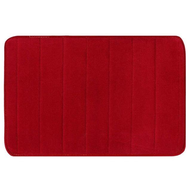 40*60cm Water Absorption Non Slip Floor Rug Carpet Shaggy Memory Foam Bath Mat (RU4)(1U68)