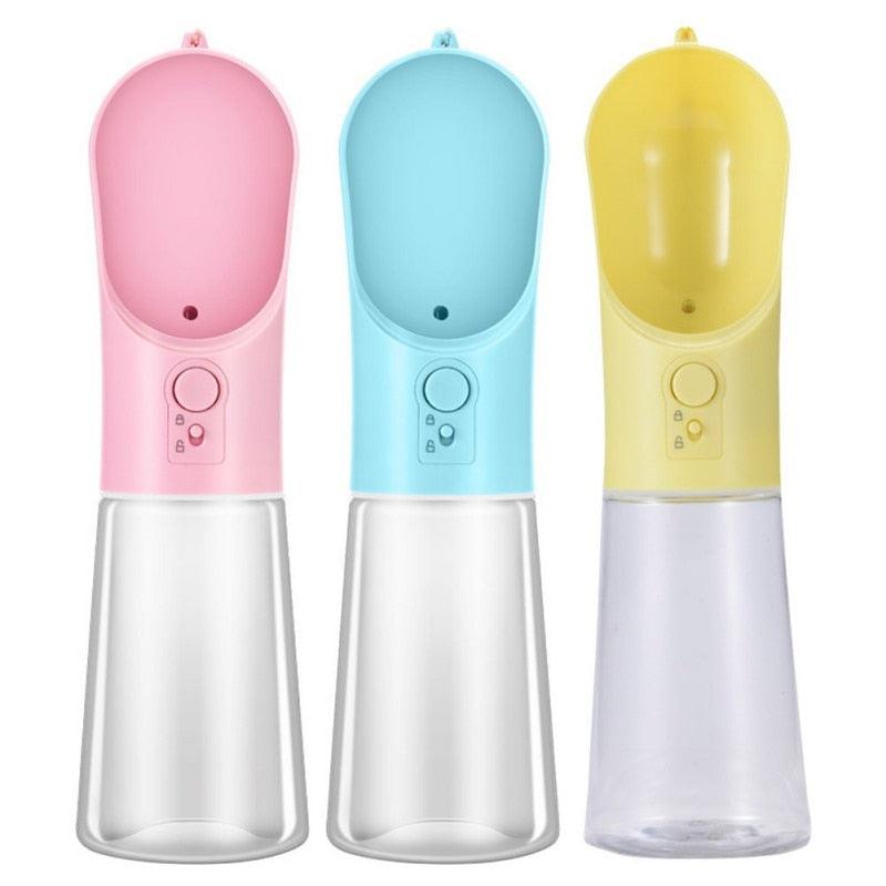 400ML Portable 2 In 1 Pet Water Bottle Dog Large Capacity Leakproof Drinking Feeders - Drinker Outdoor Travel Supplies (2U71)
