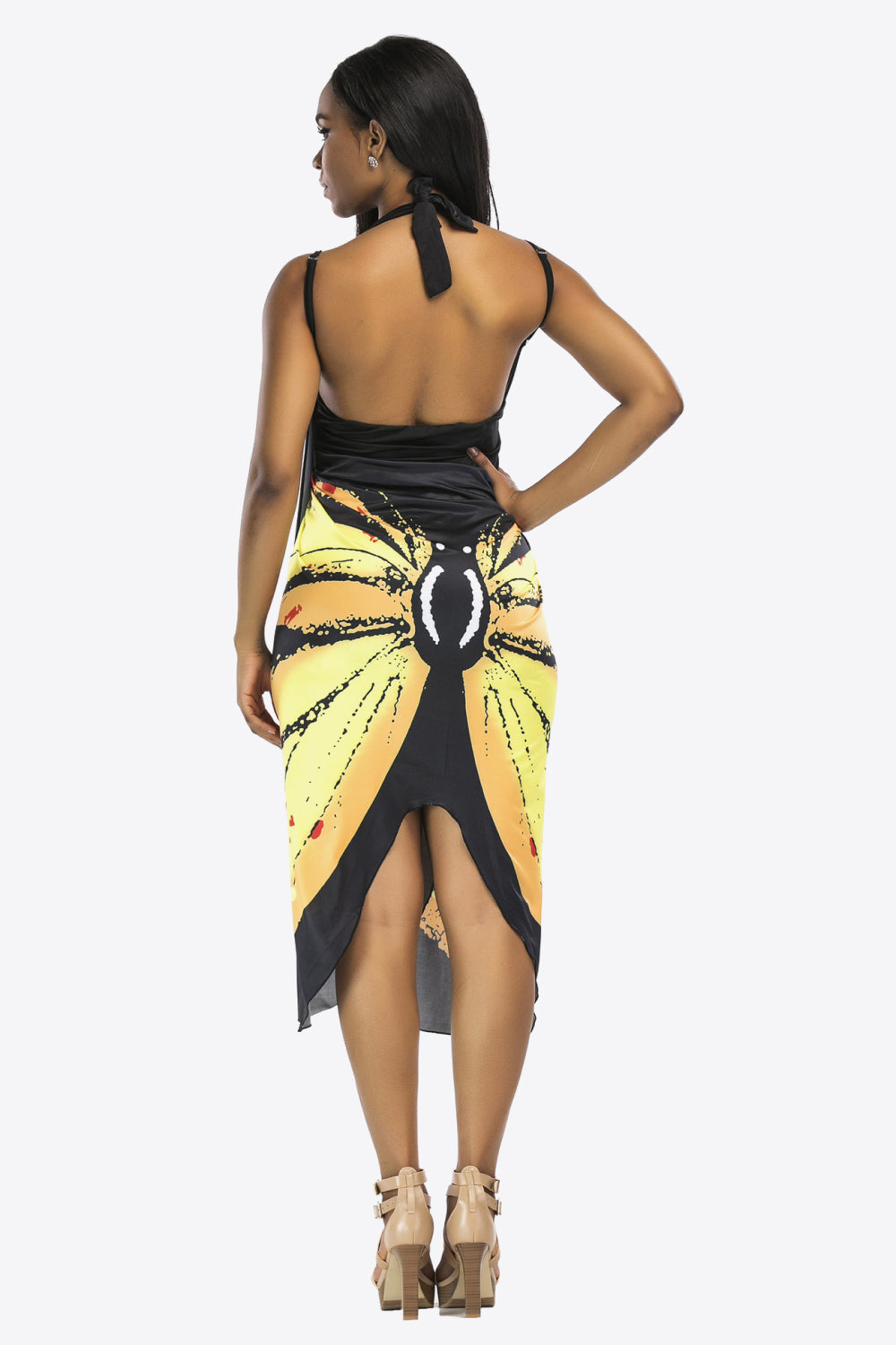 Butterfly Spaghetti Strap Cover Up (TB11D) T