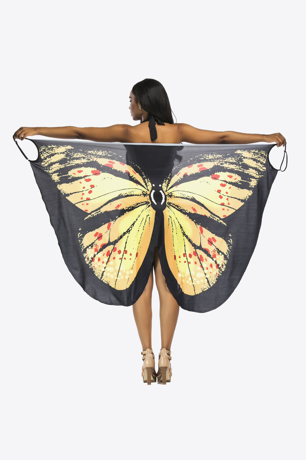 Butterfly Spaghetti Strap Cover Up (TB11D) T