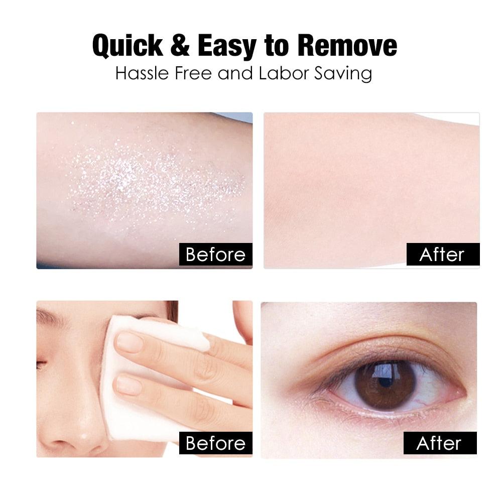 4D Fiber Mascara Diamond Glitter Slender Mascara Waterproof Long Thick Anti-sweat Liquid Lash Extensions (M2)(1U86)(F86)
