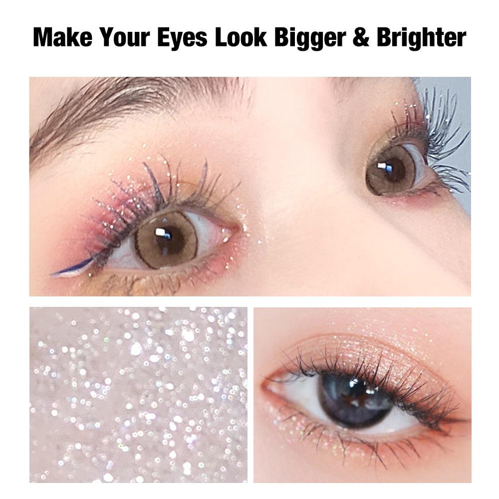 4D Fiber Mascara Diamond Glitter Slender Mascara Waterproof Long Thick Anti-sweat Liquid Lash Extensions (M2)(1U86)(F86)