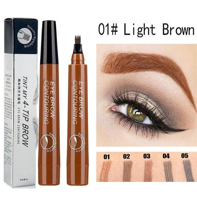 Eyelash Mascara 4D Silk Fiber Long Curling Black Waterproof Silicone Brush Head Lengthening Thicker (M2)(1U86)