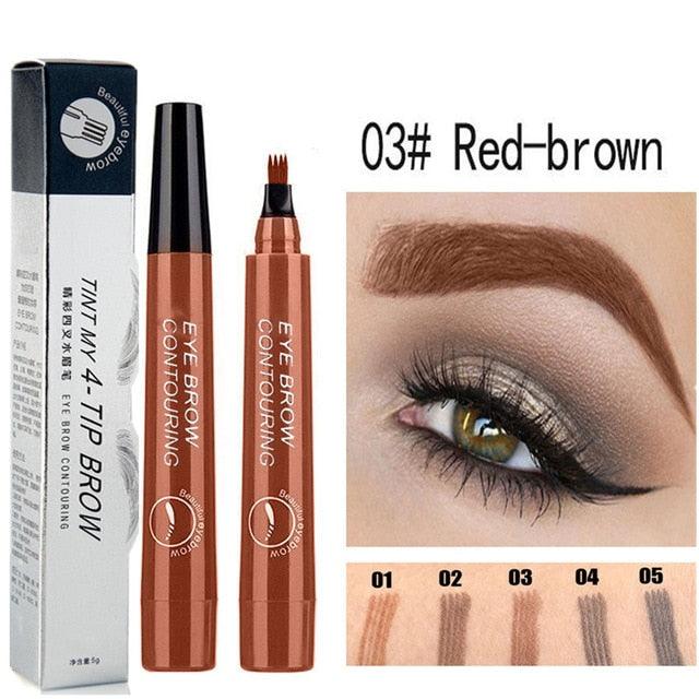 Eyelash Mascara 4D Silk Fiber Long Curling Black Waterproof Silicone Brush Head Lengthening Thicker (M2)(1U86)