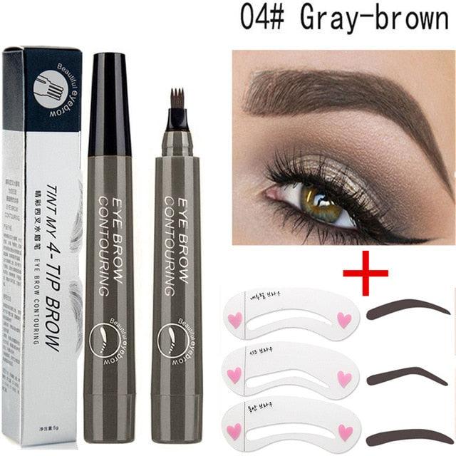 Eyelash Mascara 4D Silk Fiber Long Curling Black Waterproof Silicone Brush Head Lengthening Thicker (M2)(1U86)