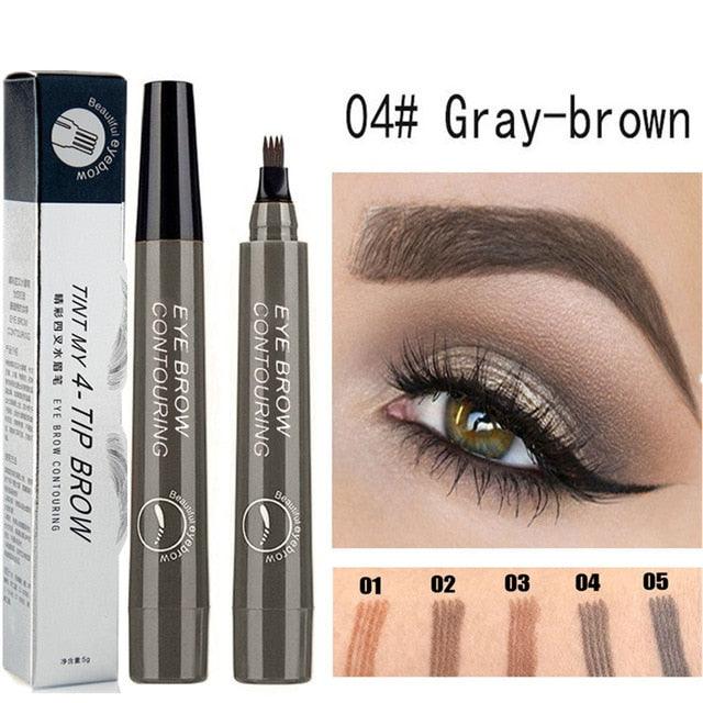 Eyelash Mascara 4D Silk Fiber Long Curling Black Waterproof Silicone Brush Head Lengthening Thicker (M2)(1U86)