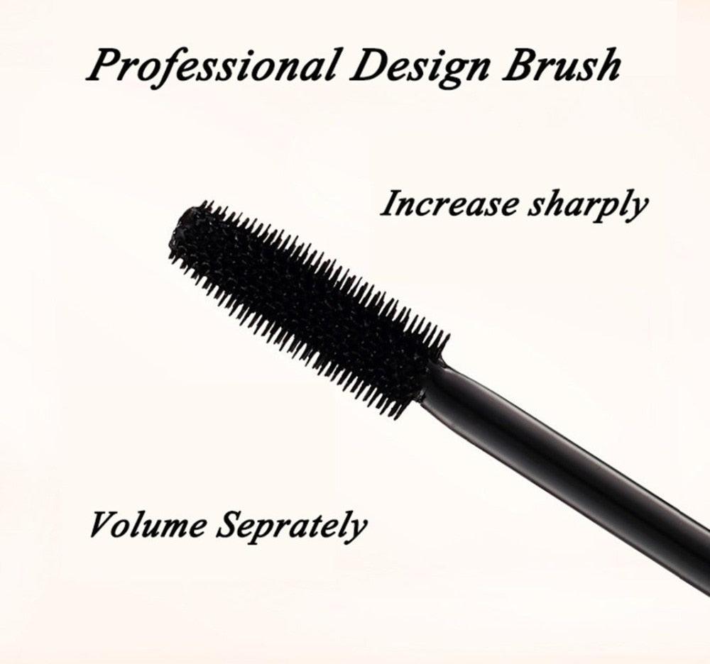 4D Silk Fiber Eyelash Makeup Waterproof Mascara Black Mascara Eye Lashes Extension Curling Mascara (M2)(1U86)