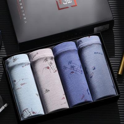 4PCS/Set High Quality Brand Boxer - Men's Underwear U Convex Boxers Shorts (TG6)