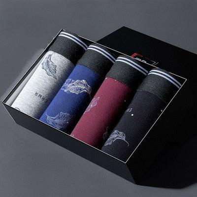 4PCS/Set High Quality Brand Boxer - Men's Underwear U Convex Boxers Shorts (TG6)