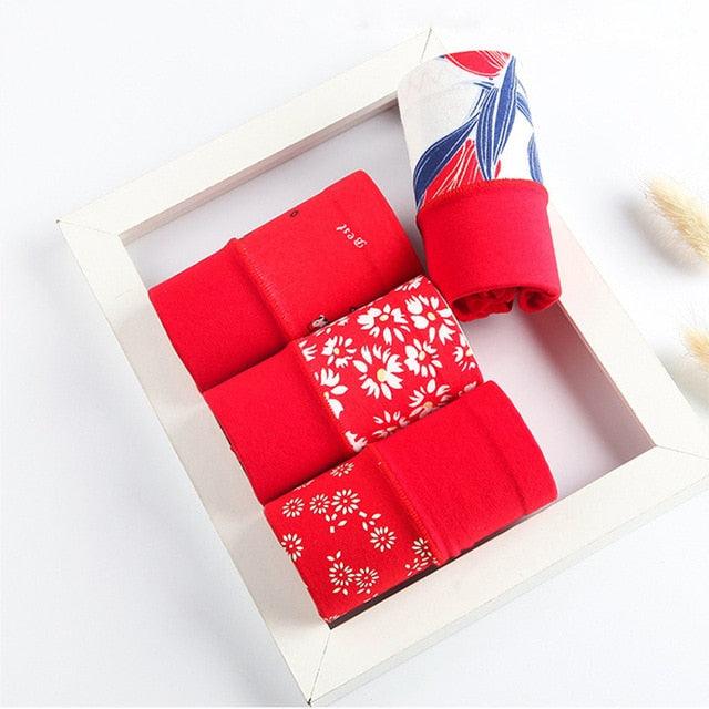 Cute 4Pcs/lot Women's Panties - Sexy Breathable Comfortable Cotton Underwear (TSP2)(F28)