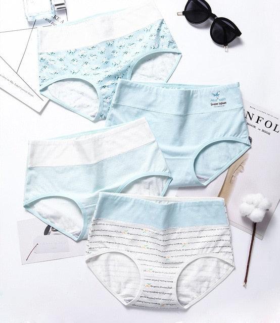 Cute 4Pcs/lot Women's Panties - Sexy Breathable Comfortable Cotton Underwear (TSP2)(F28)
