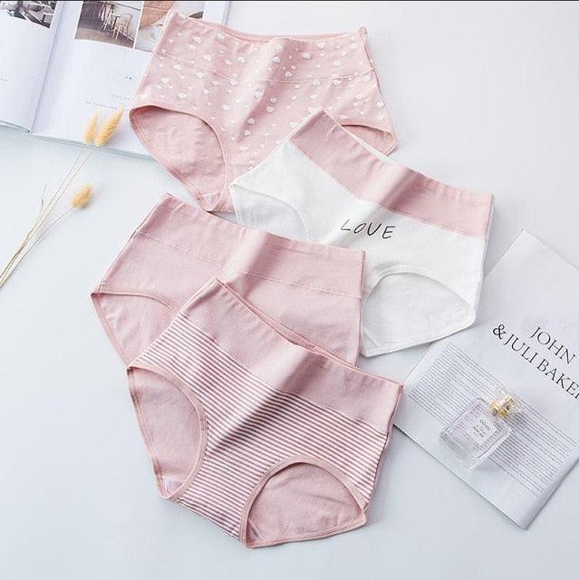 Cute 4Pcs/lot Women's Panties - Sexy Breathable Comfortable Cotton Underwear (TSP2)(F28)