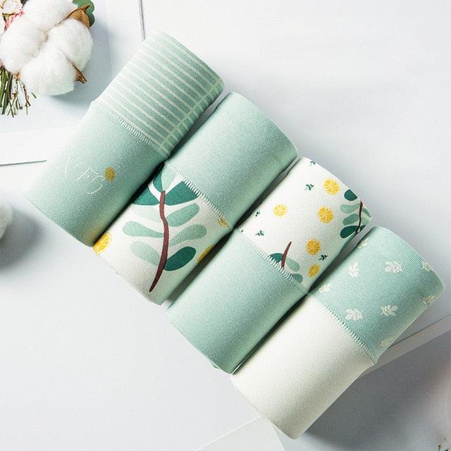 Cute 4Pcs/lot Women's Panties - Sexy Breathable Comfortable Cotton Underwear (TSP2)(F28)