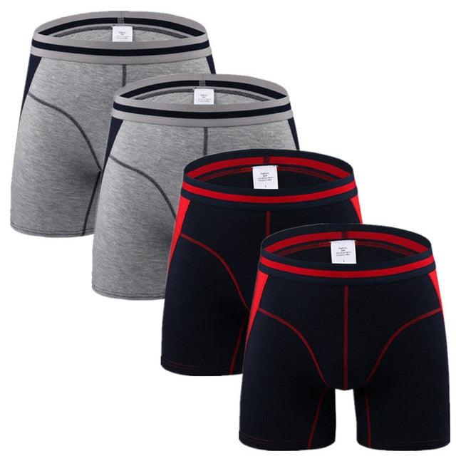 4pcs/Lot Long Boxer Underwear (TG6)(F92)