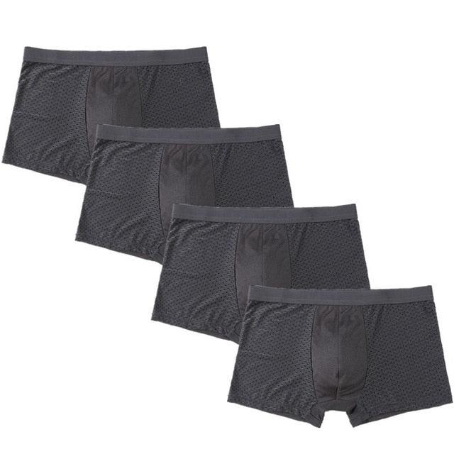 4pcs/Lot Panties Men's Underwear Boxers - Underpants Shorts Large Size Boxers (TG6)(F92)