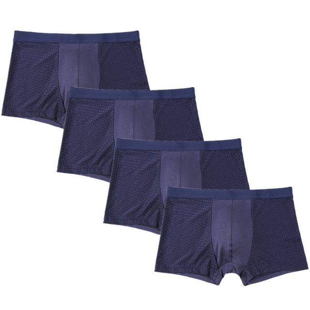 4pcs/Lot Panties Men's Underwear Boxers - Underpants Shorts Large Size Boxers (TG6)(F92)