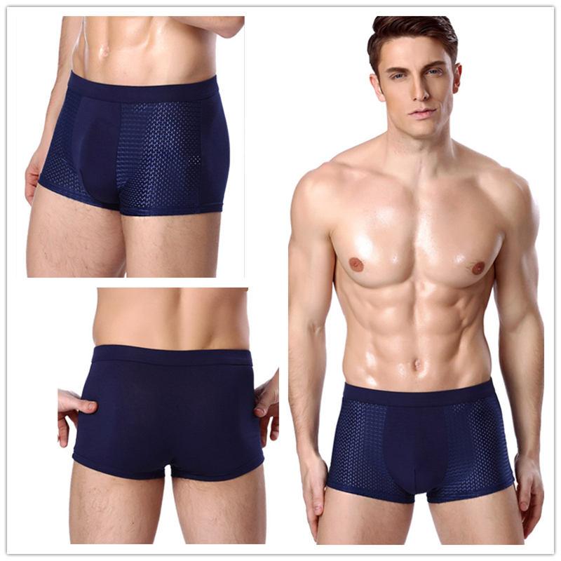 4pcs/Lot Panties Men's Underwear Boxers - Underpants Shorts Large Size Boxers (TG6)(F92)