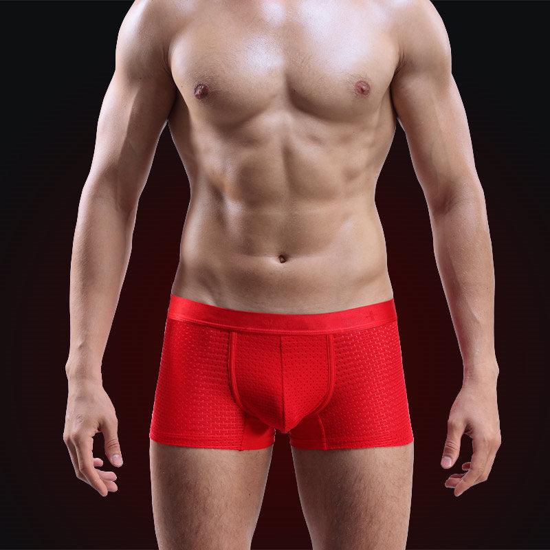 4pcs/Lot Panties Men's Underwear Boxers - Underpants Shorts Large Size Boxers (TG6)(F92)