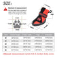 4pcs Pet Dog Shoes - Waterproof Reflective Dog Boots Outdoor Snow Rain Shoes Anti-slip Socks Footwear (D69)(W8)