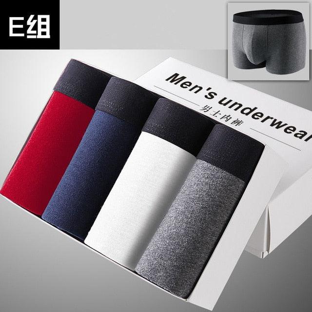 Great 4pcs/lot Men's Underwear - Breathable Boxer (D9)(TG6)