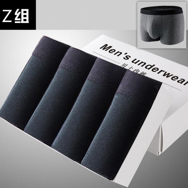 Great 4pcs/lot Men's Underwear - Breathable Boxer (D9)(TG6)
