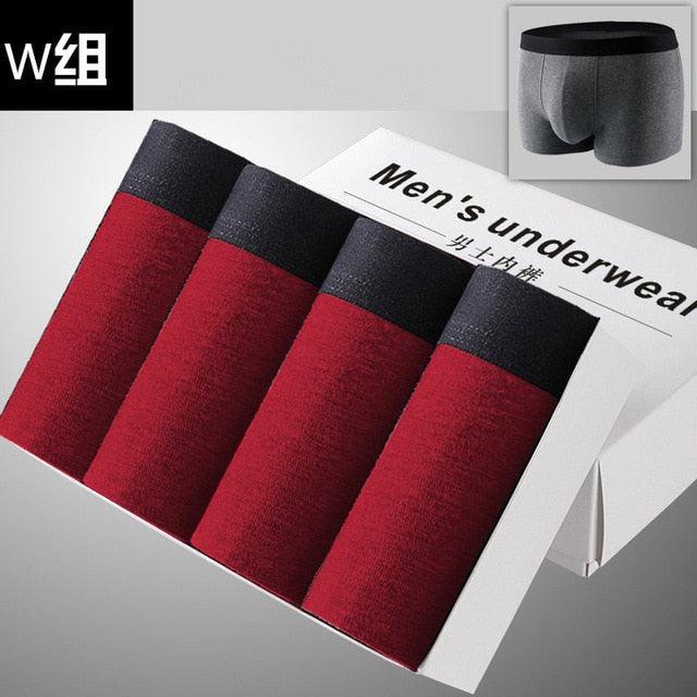 Great 4pcs/lot Men's Underwear - Breathable Boxer (D9)(TG6)