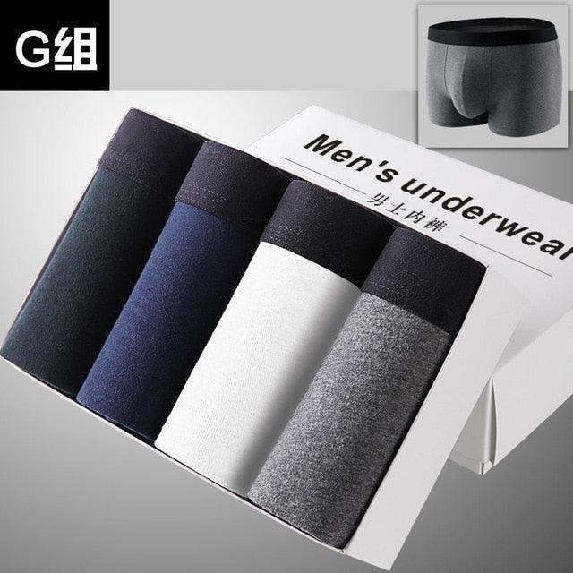 Great 4pcs/lot Men's Underwear - Breathable Boxer (D9)(TG6)