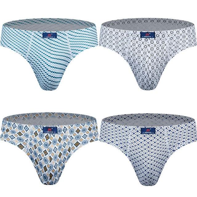 4pieces/lot 100% Cotton Men's Underpants - Briefs Soft Fashion (D9)(TG6)