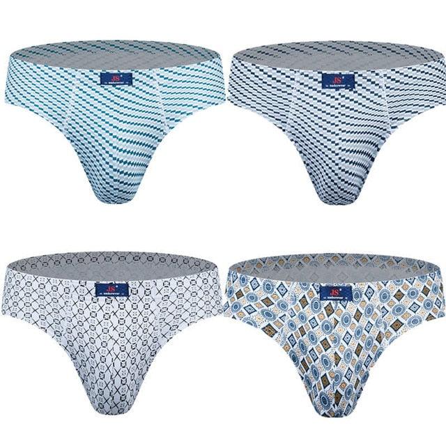 4pieces/lot 100% Cotton Men's Underpants - Briefs Soft Fashion (D9)(TG6)