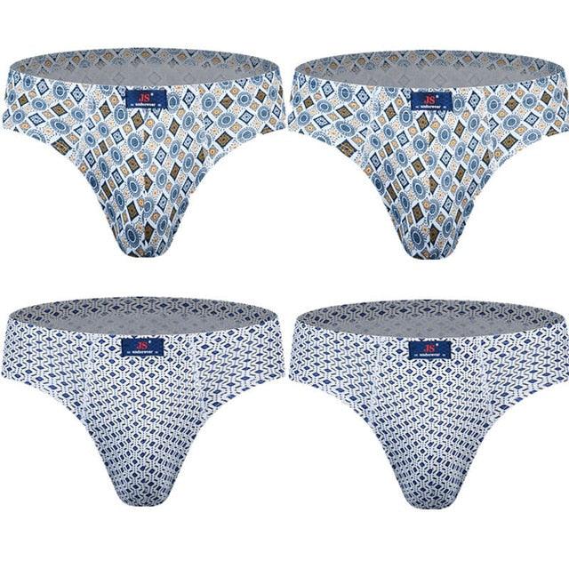 4pieces/lot 100% Cotton Men's Underpants - Briefs Soft Fashion (D9)(TG6)