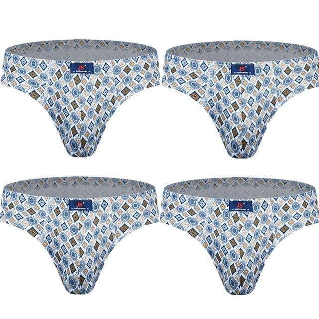 4pieces/lot 100% Cotton Men's Underpants - Briefs Soft Fashion (D9)(TG6)