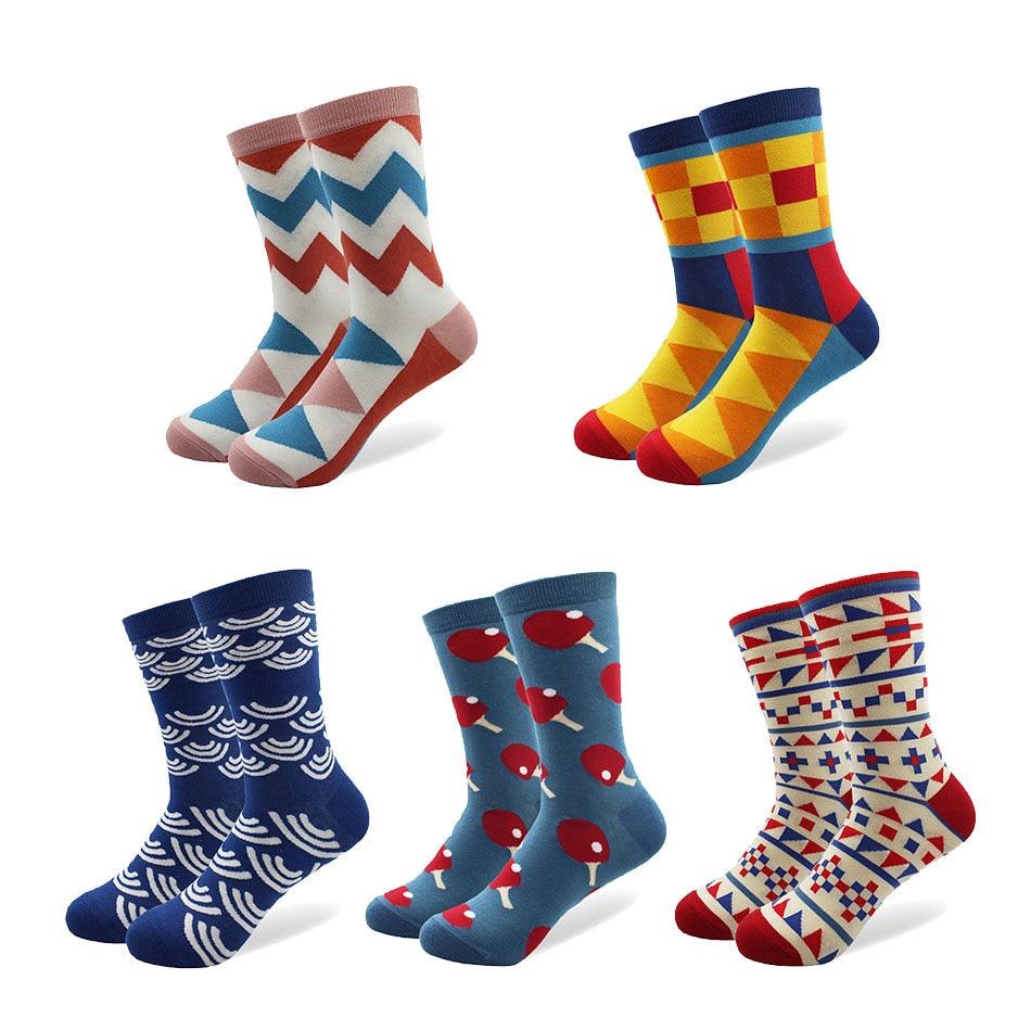 Great Trending 5 Pairs/lot Colorful Cotton Socks (3WH1)(2WH1)(F31)
