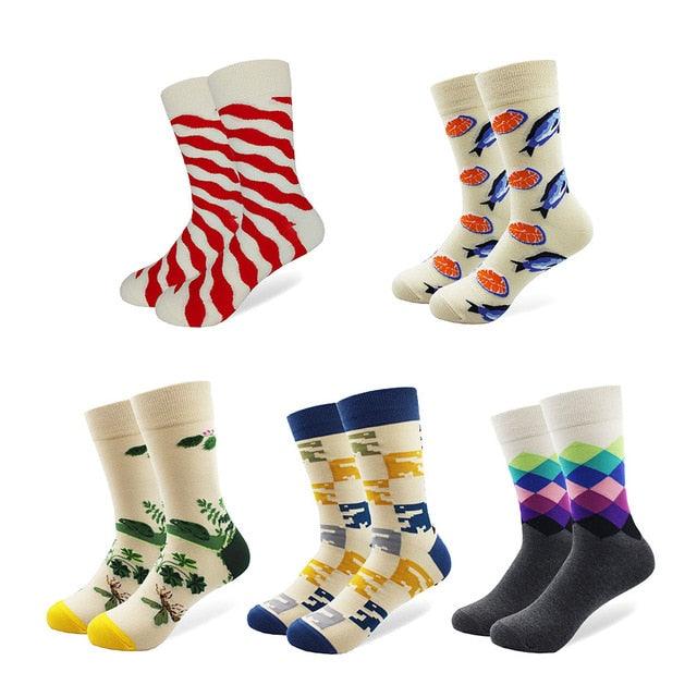 Great Trending 5 Pairs/lot Colorful Cotton Socks (3WH1)(2WH1)(F31)