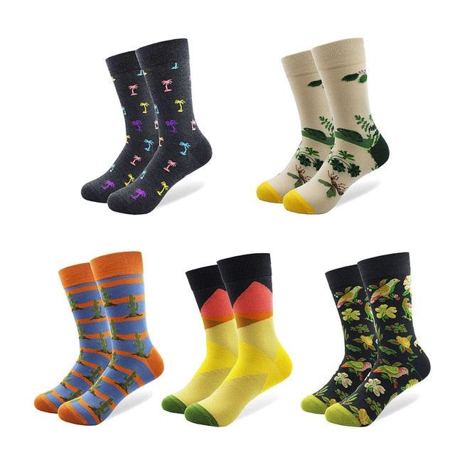 Great Trending 5 Pairs/lot Colorful Cotton Socks (3WH1)(2WH1)(F31)
