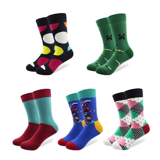 Great Trending 5 Pairs/lot Colorful Cotton Socks (3WH1)(2WH1)(F31)