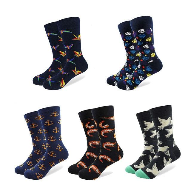 Great Trending 5 Pairs/lot Colorful Cotton Socks (3WH1)(2WH1)(F31)
