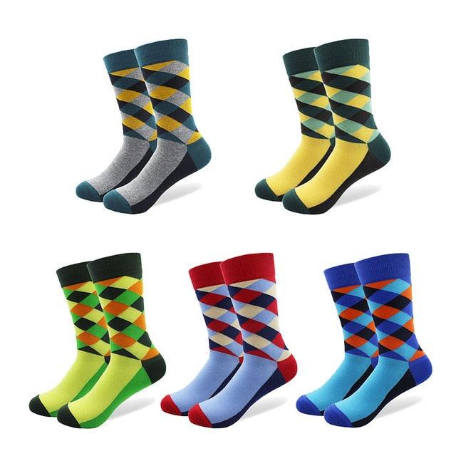 Great Trending 5 Pairs/lot Colorful Cotton Socks (3WH1)(2WH1)(F31)