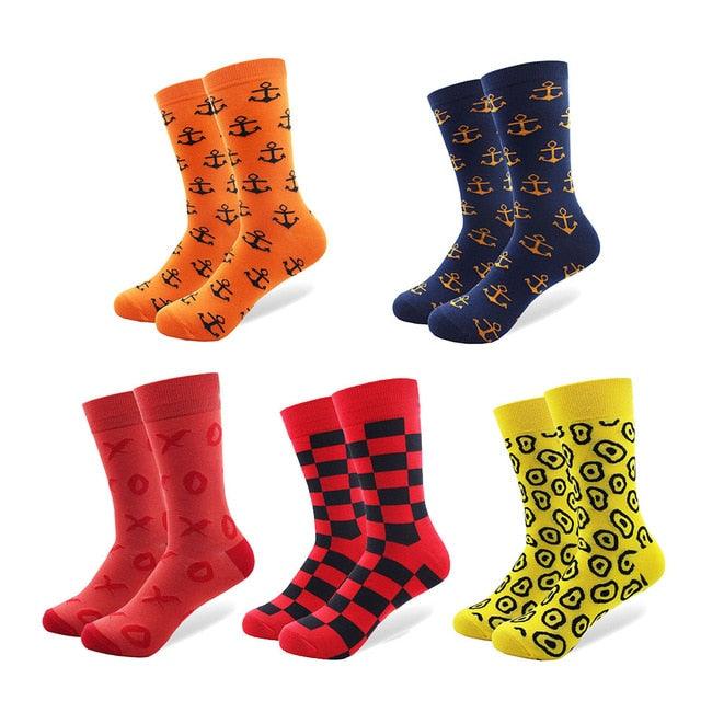 Great Trending 5 Pairs/lot Colorful Cotton Socks (3WH1)(2WH1)(F31)
