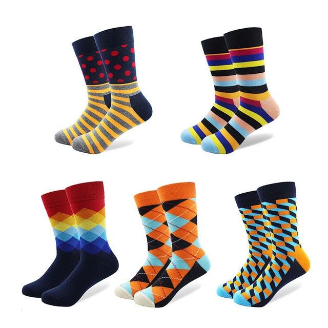 Great Trending 5 Pairs/lot Colorful Cotton Socks (3WH1)(2WH1)(F31)