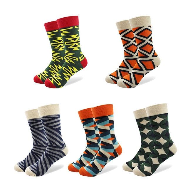 Great Trending 5 Pairs/lot Colorful Cotton Socks (3WH1)(2WH1)(F31)
