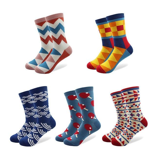Great Trending 5 Pairs/lot Colorful Cotton Socks (3WH1)(2WH1)(F31)