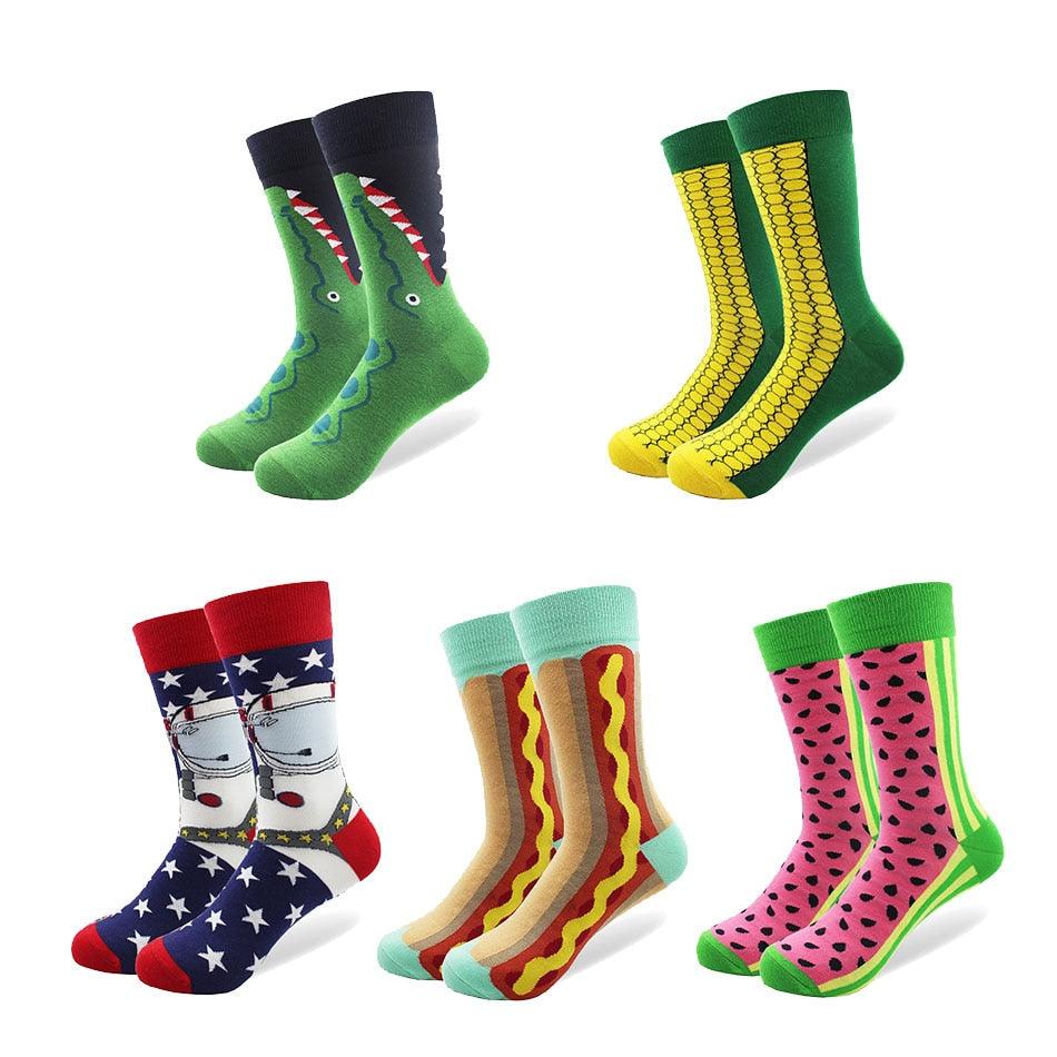 Great Trending 5 Pairs/lot Colorful Cotton Socks (3WH1)(2WH1)(F31)