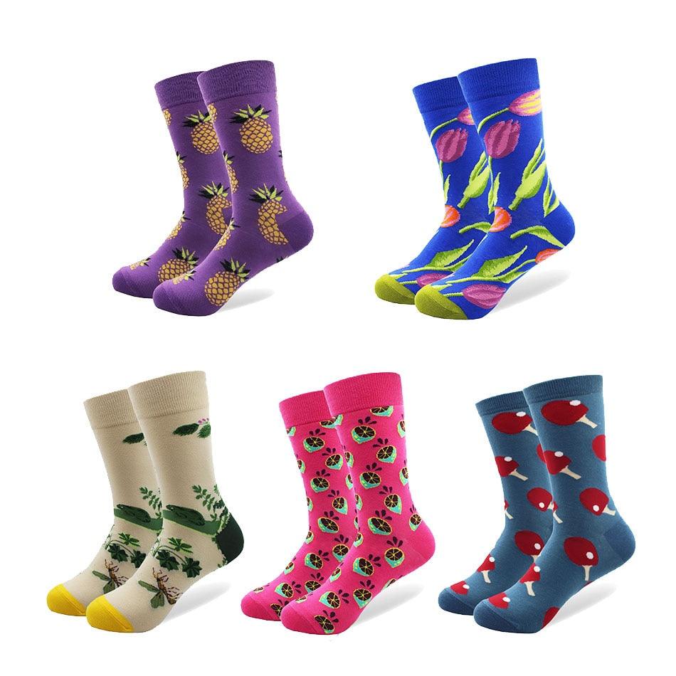 Great Trending 5 Pairs/lot Colorful Cotton Socks (3WH1)(2WH1)(F31)