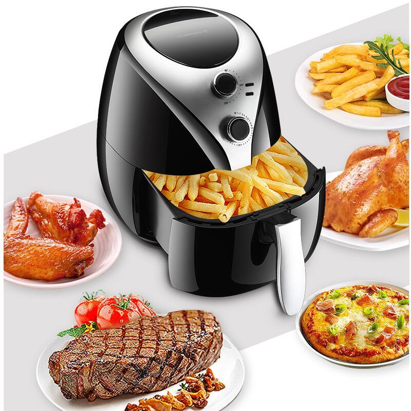 5 liters Air fryer Electric fryer Home use Multifunction Fully automatic no fuel French fries machine (H3)(1U59)