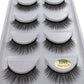 5 pairs false eyelashes natural mink eyelashes false eyelash mink lashes fluffy 3d eyelashes (M2)(1U86)